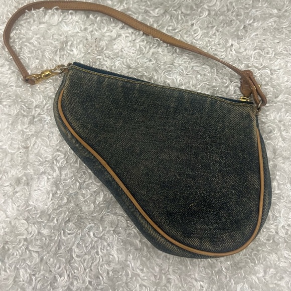 CHRISTIAN DIOR Mini Saddle Pochette - Picture 5 of 12